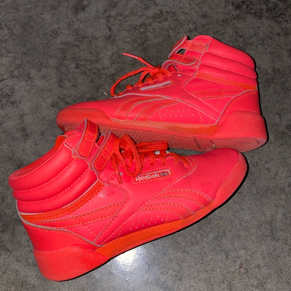 Reebok Classic Neon Coral High-Tops